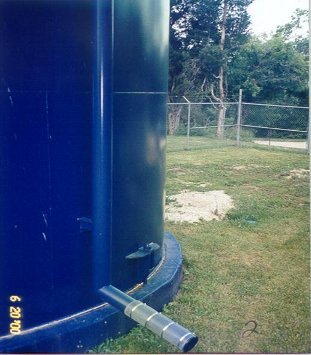 JUNE 20, 2000 The welded tank is dry. No sweat, no dirt sticking to or mold growing on it.