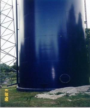 JUNE 20, 2000 The welded tank is dry and as neat and clean now as it was 2 1/2 years ago.
